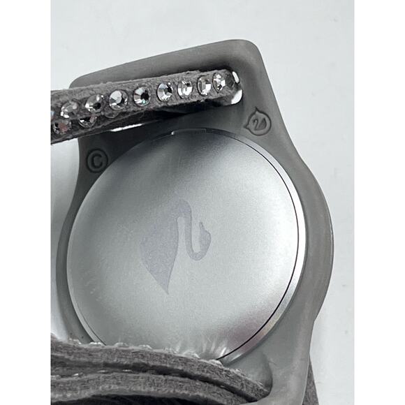 Swarovski® SHINE Shield SWAN Crystal Grey Activity Tracking Bracelet Jewelry - Picture 6 of 13